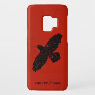 Raven on Red Case-Mate Samsung Galaxy S9 Hülle