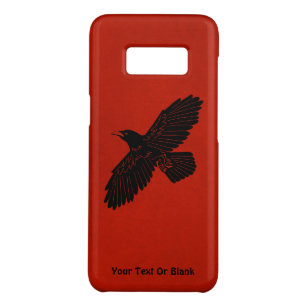 Raven on Red Case-Mate Samsung Galaxy S8 Hülle