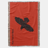 Raven on Red Decke (Vorderseite Vertikal)