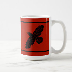 Raven on Red Kaffeetasse