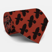 Raven on Red Krawatte (Gerollt)