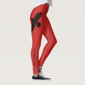 Raven on Red Leggings (Rechts)