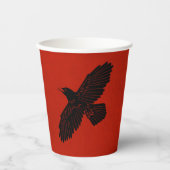 Raven on Red Pappbecher (Vorderseite)