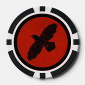 Raven on Red Pokerchips (Vorderseite)