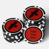 Raven on Red Pokerchips (Stapel)