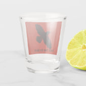 Raven on Red Schnapsglas (Rückseite)