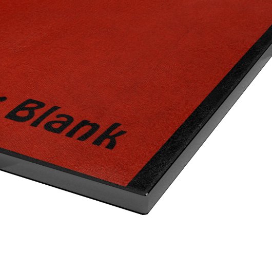 Raven on Red Schneidebrett (Ecke)