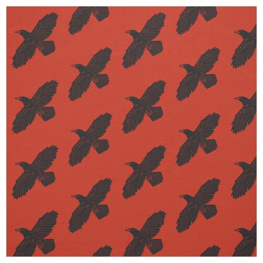 Raven on Red Stoff (Muster)