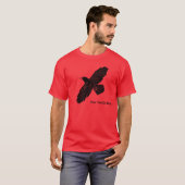 Raven on Red T-Shirt (Vorne ganz)