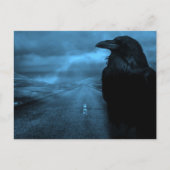 Raven on Road Postkarte (Vorderseite)