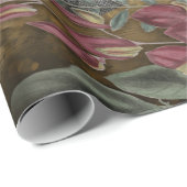 Raven on Skulls Geschenkpapier (Rolleneckpunkt)