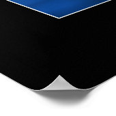 Raven on Sunset Wildlife Fantasy Art Poster (Ecke)