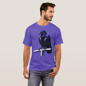 Raven on the Goal: Baltimore's Fiercest Look T-Shirt (Vorne ganz)