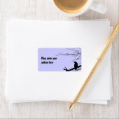 Raven on the Tree Adressaufkleber (Insitu)