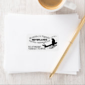 Raven on the Tree Adressaufkleber (Insitu)