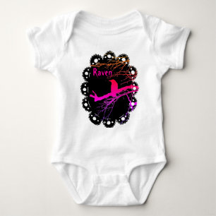 Raven on the Tree Baby Bodysuit Baby Strampler