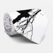 Raven on the Tree Krawatte (Gerollt)