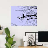 Raven on the Tree Poster (Heimbüro)