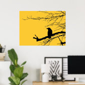 Raven on the Tree Poster (Heimbüro)