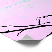 Raven on the Tree Poster (Ecke)