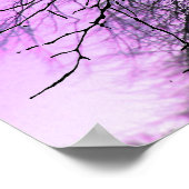 Raven on the Tree Poster (Ecke)