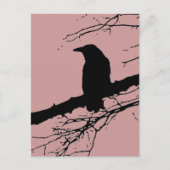 Raven on the Tree Postkarte (Vorderseite)