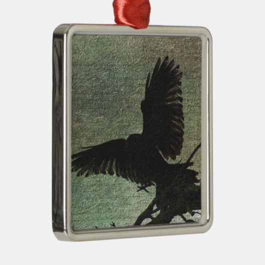 Raven Ornament Aus Metall (Rechts)