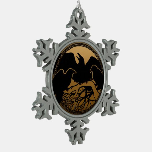 Raven Ornament Raven / Crow Decoration Gift (Links)