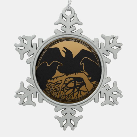 Raven Ornament Raven / Crow Decoration Gift (Vorderseite)