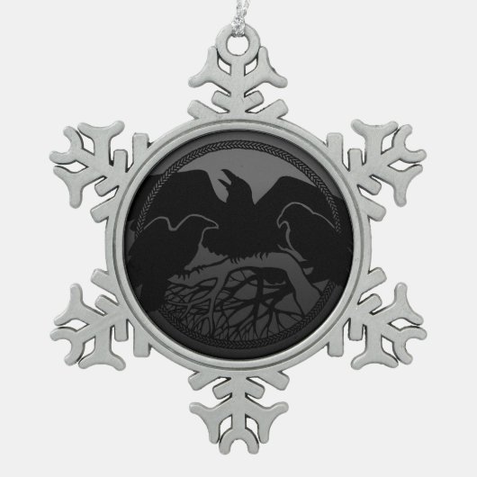 Raven Ornament Raven / Crow Decoration Gift (Vorderseite)