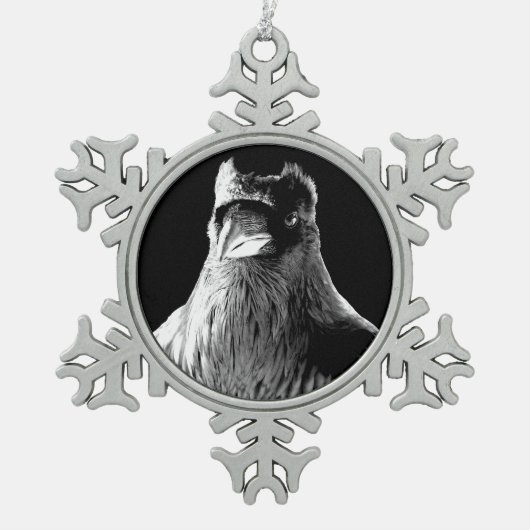 Raven Ornament Raven Weihnachtsdekorationen nach M (Vorderseite)
