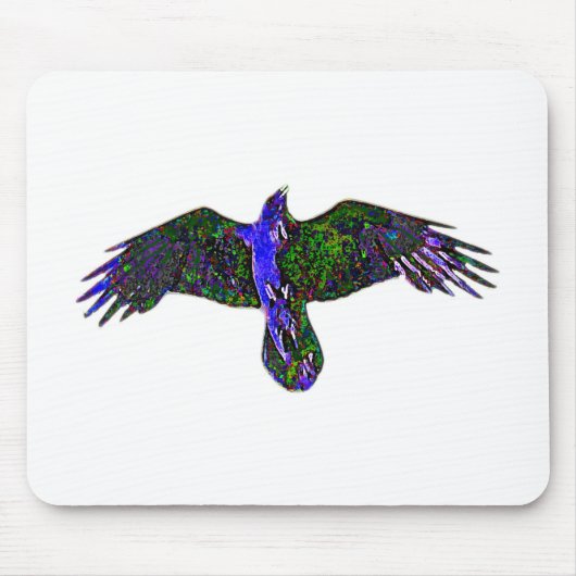 Raven Paint Mousepad (Vorne)