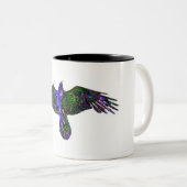 Raven Paint Zweifarbige Tasse (VorderseiteRechts)