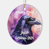 Raven Personalisiert Ornament (Links)