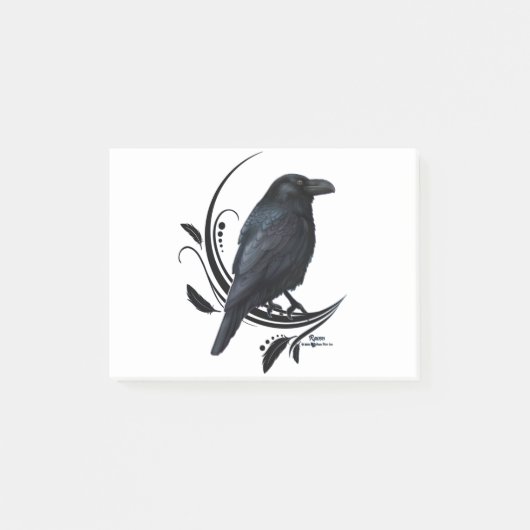 Raven Post-it Klebezettel (Vorderseite)