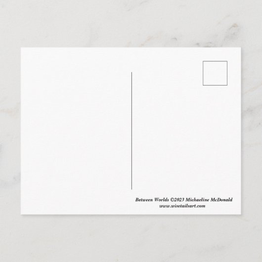 Raven Postcard Postkarte (Rückseite)