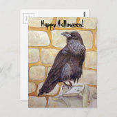 Raven Postkarte (Vorne/Hinten)