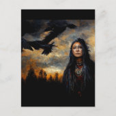 Raven Postkarte (Vorderseite)