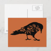 Raven Postkarte (Vorne/Hinten)