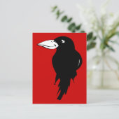 Raven Postkarte (Stehend Vorderseite)