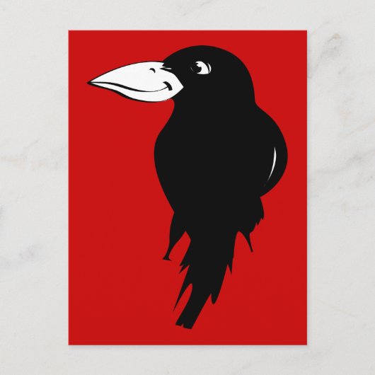 Raven Postkarte (Vorderseite)