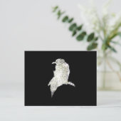 Raven Postkarte (Stehend Vorderseite)
