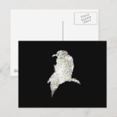 Raven Postkarte (Vorne/Hinten)