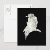Raven Postkarte (Vorne/Hinten)