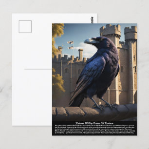 Raven Postkarte