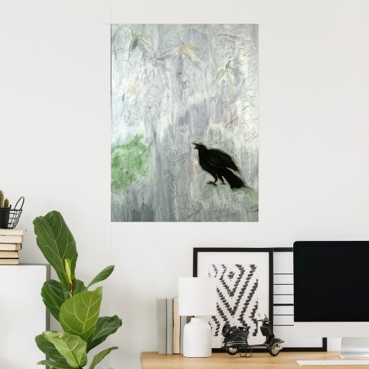 Raven Print Poster (Heimbüro)