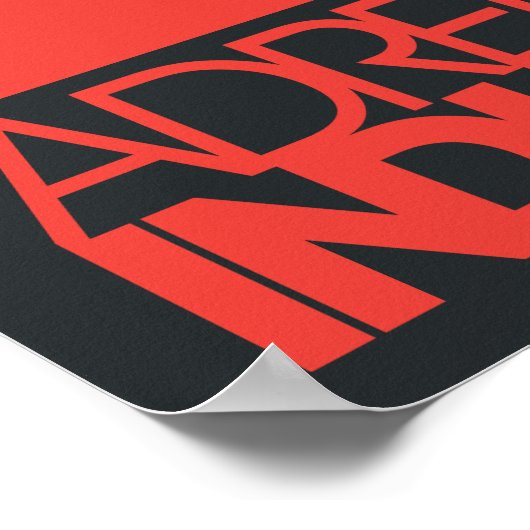 Raven Print Poster (Ecke)