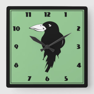 Raven Quadratische Wanduhr