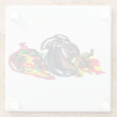 Raven Relax Herbst Glasuntersetzer (Rückseite)