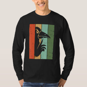 Raven Retro Ästhetische Vintage Schwarze Keile T-Shirt
